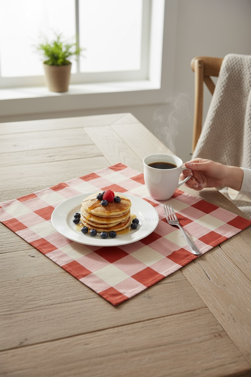 Red Gingham Placemats