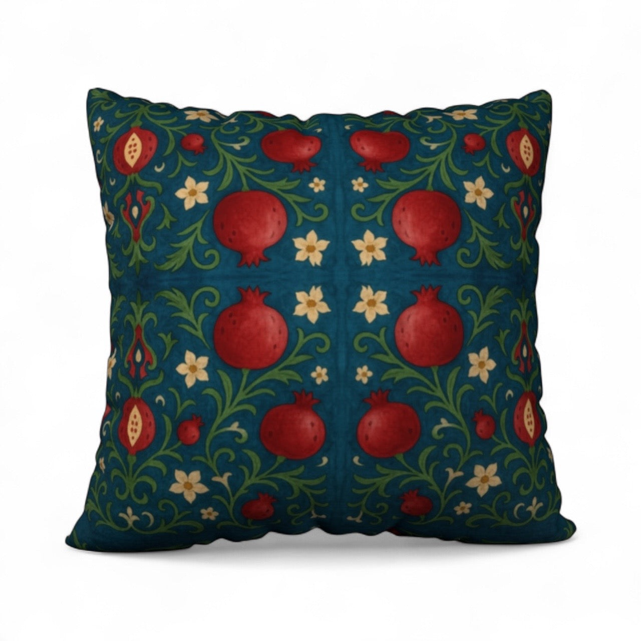 Winter Pomegranates 22 x 22 Pillow Cover