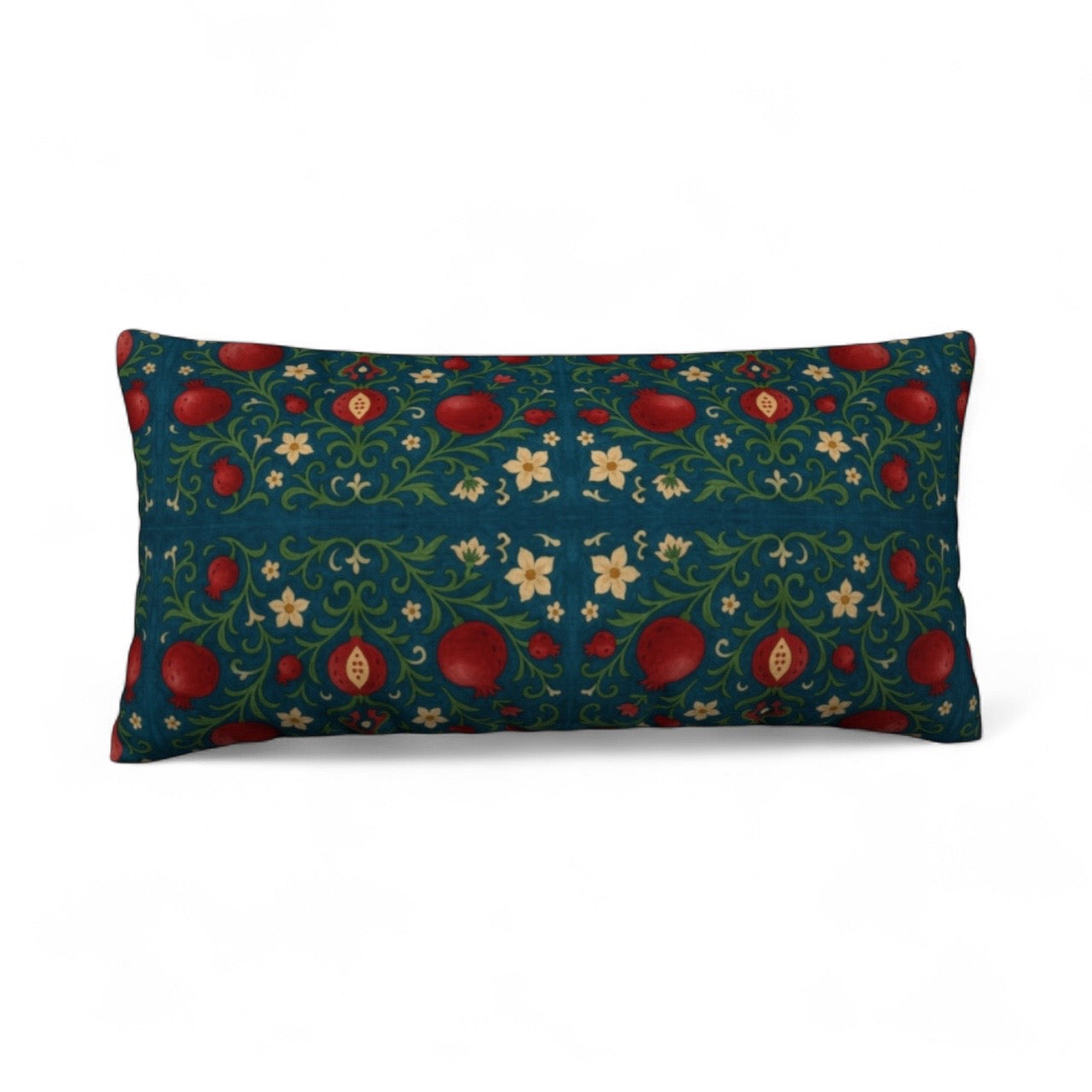 Winter Pomegranates 24 x 12 Pillow Cover