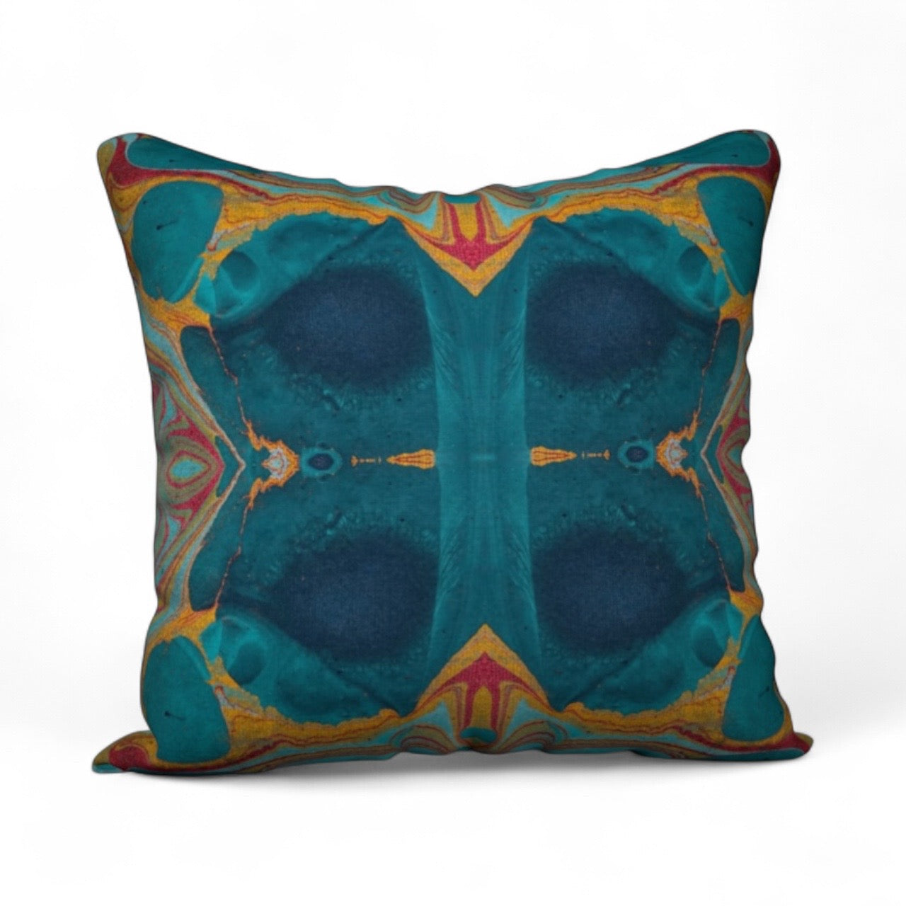Gilded Currents Butterfly 18 x 18 Pillow Cover