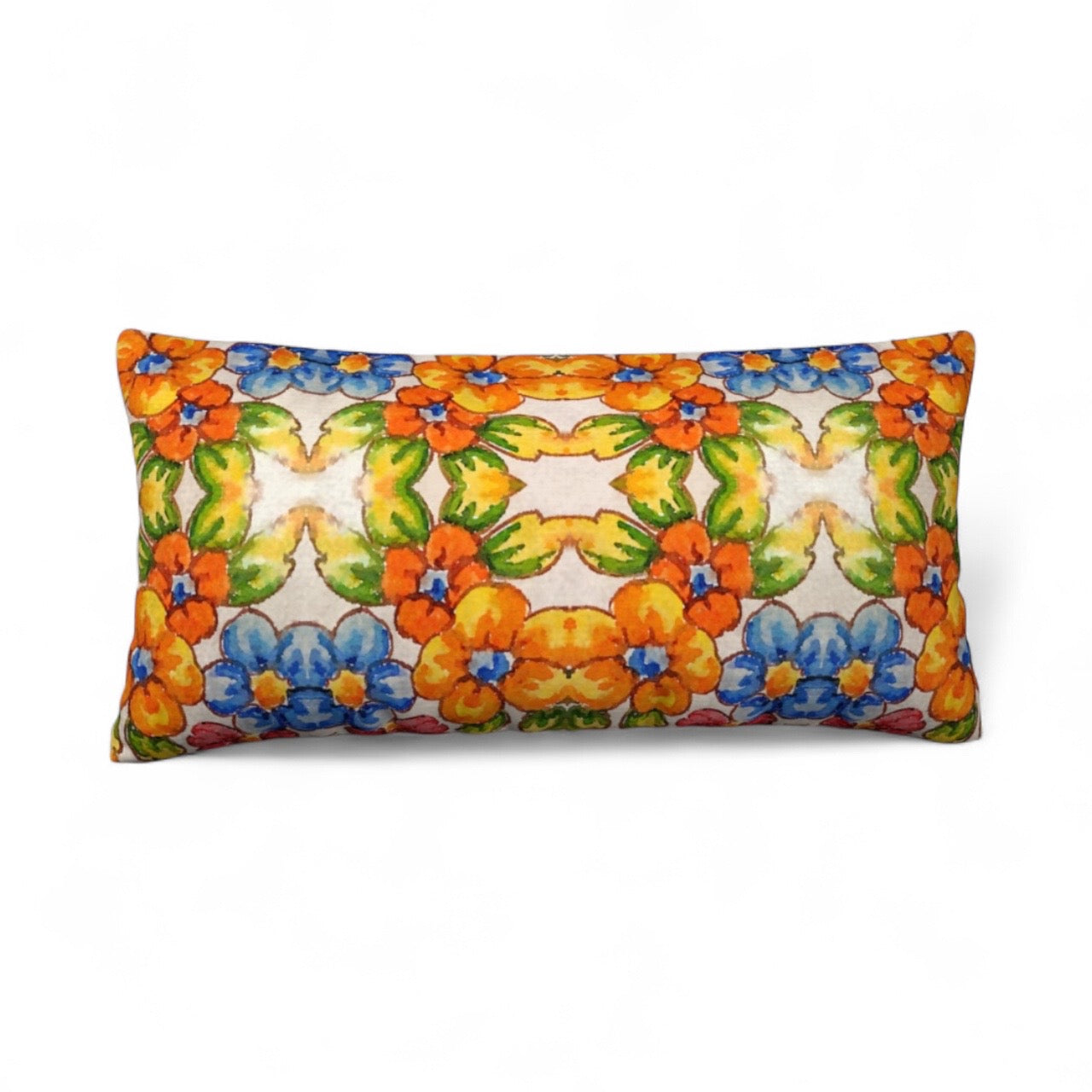 Positano Flowers 24 x 12 Pillow Cover