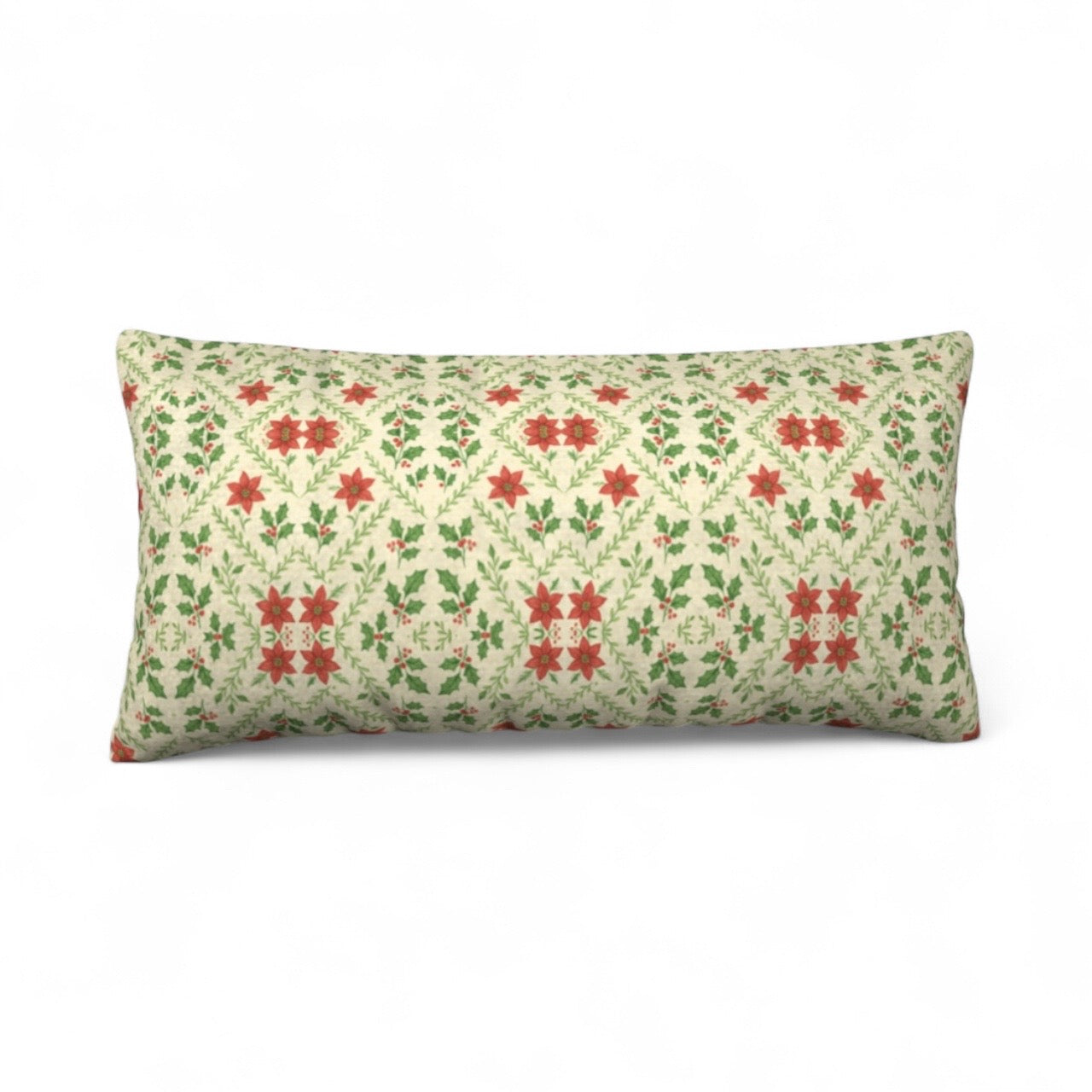 Yuletide Bloom 24 x 12 Pillow Cover