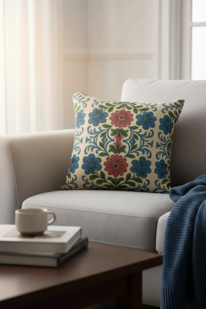 Jardin Provencale Blush 18 x 18 Pillow Cover