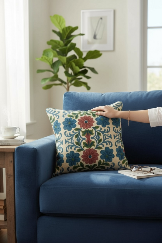 Jardin Provencale Blush 18 x 18 Pillow Cover