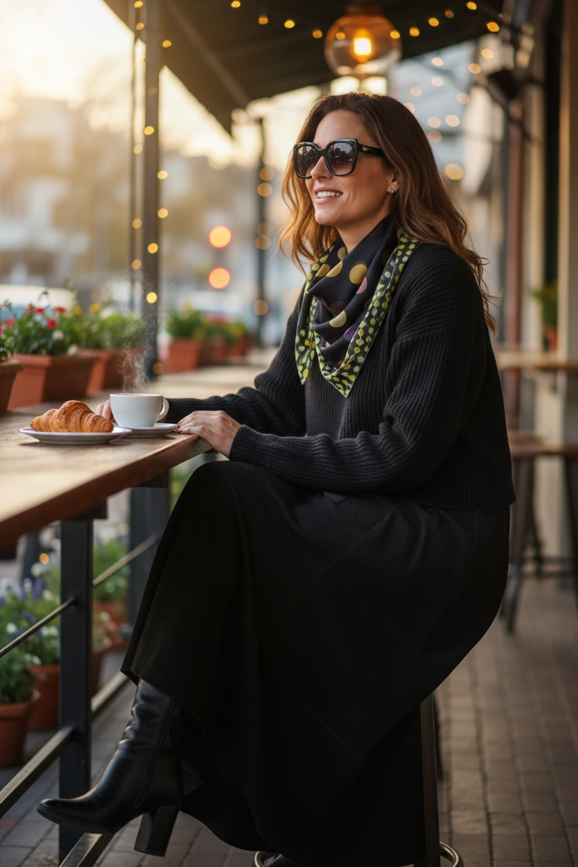 Carnivale Silk Square Scarf