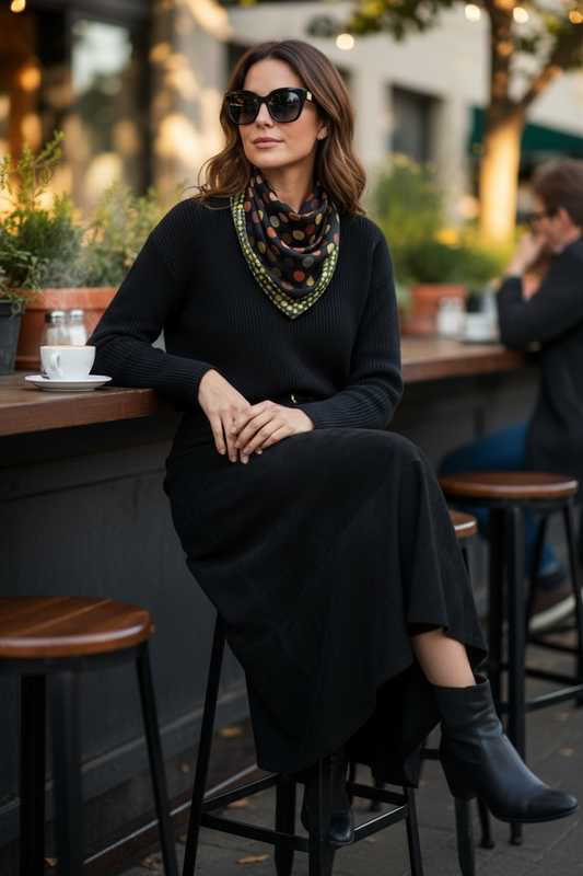 Carnivale Silk Square Scarf