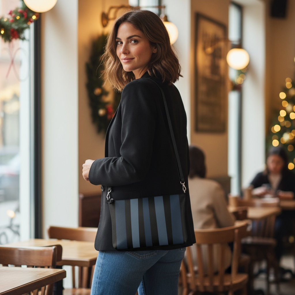 Twilight Bands Vegan Leather Crossbody Purse