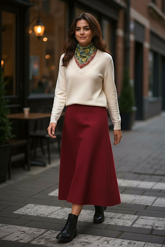 Jardin Provencale Goldenrod Silk Square Scarf