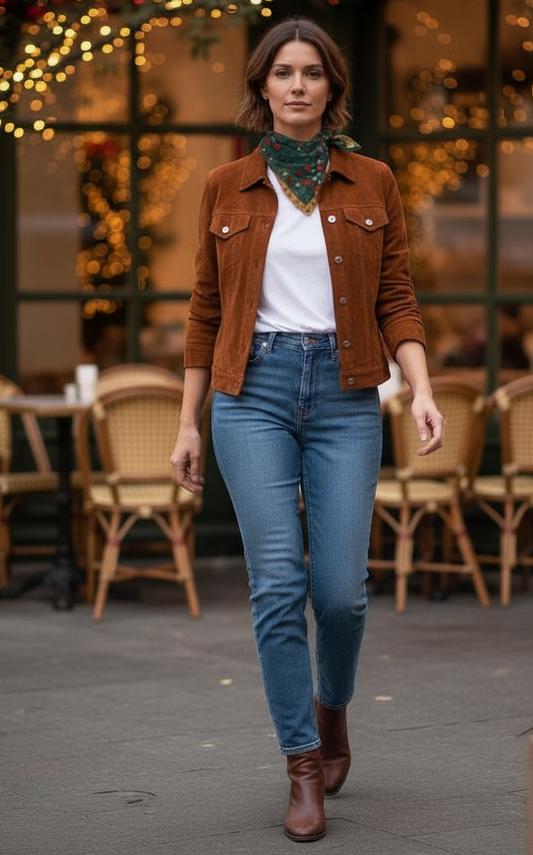 Winter Pomegranates Square Silk Scarf