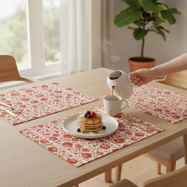 Red Pomegranates Placemats