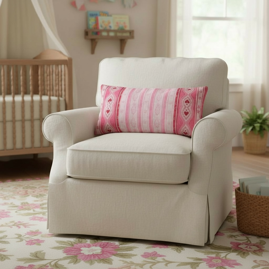 Sweetheart Folk Stripe 24" x 12" Pillow Covers