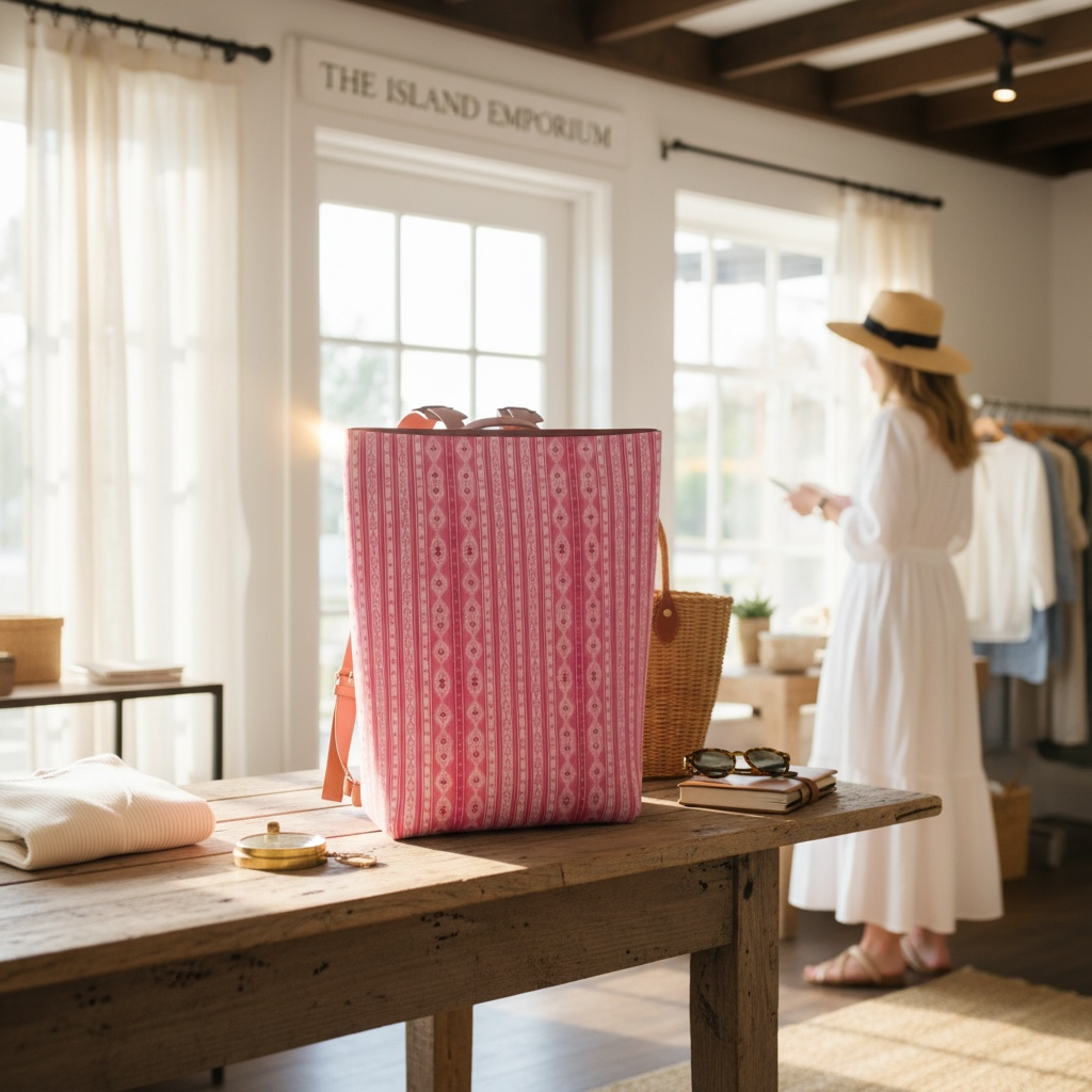 Sweet Heart Folk Stripe Vegan Leather Backpack
