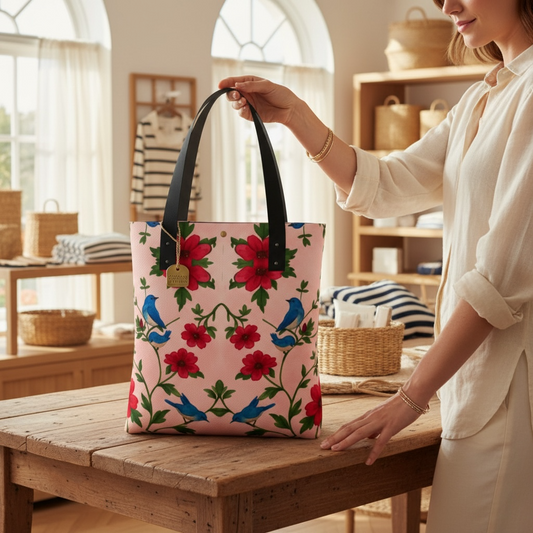 Songbird Bloom Pink Urban Tote