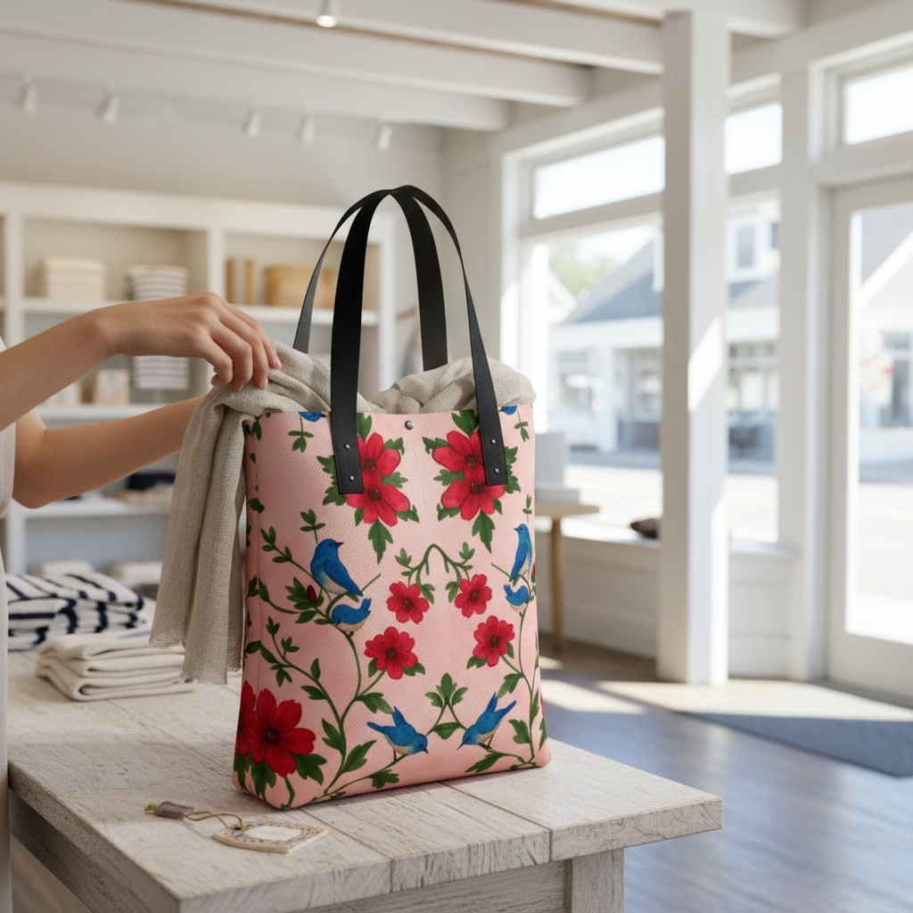 Songbird Bloom Pink Urban Tote