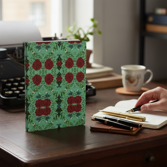 Marquesa Peonies Mint Notebook
