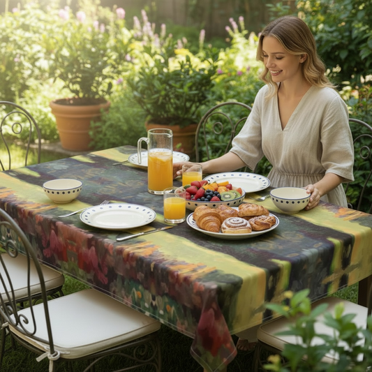 Giverny Gardens 60 x 90 Tablecloth