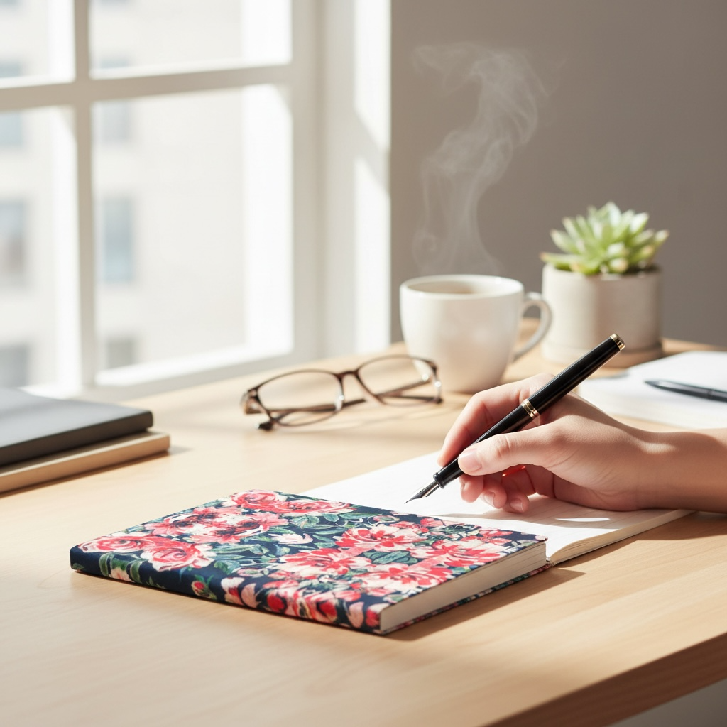 Harbor Rose Notebook