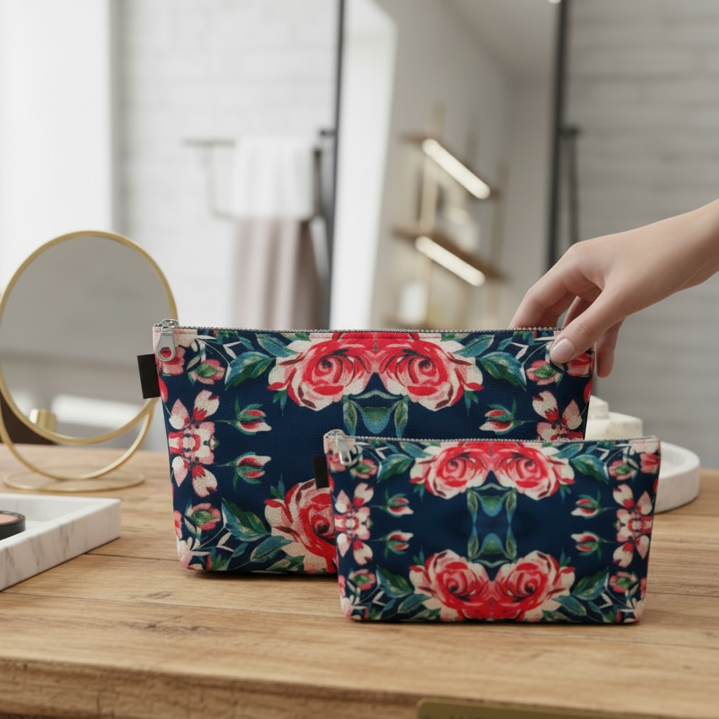 Harbor Rose Makeup bag