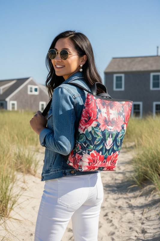 Harbor Roses Backpack