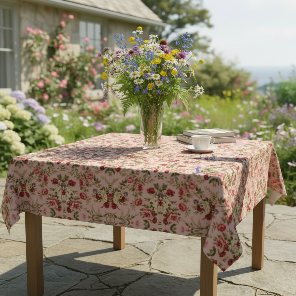 Rose Trellis 60 x 60 Tablecloth