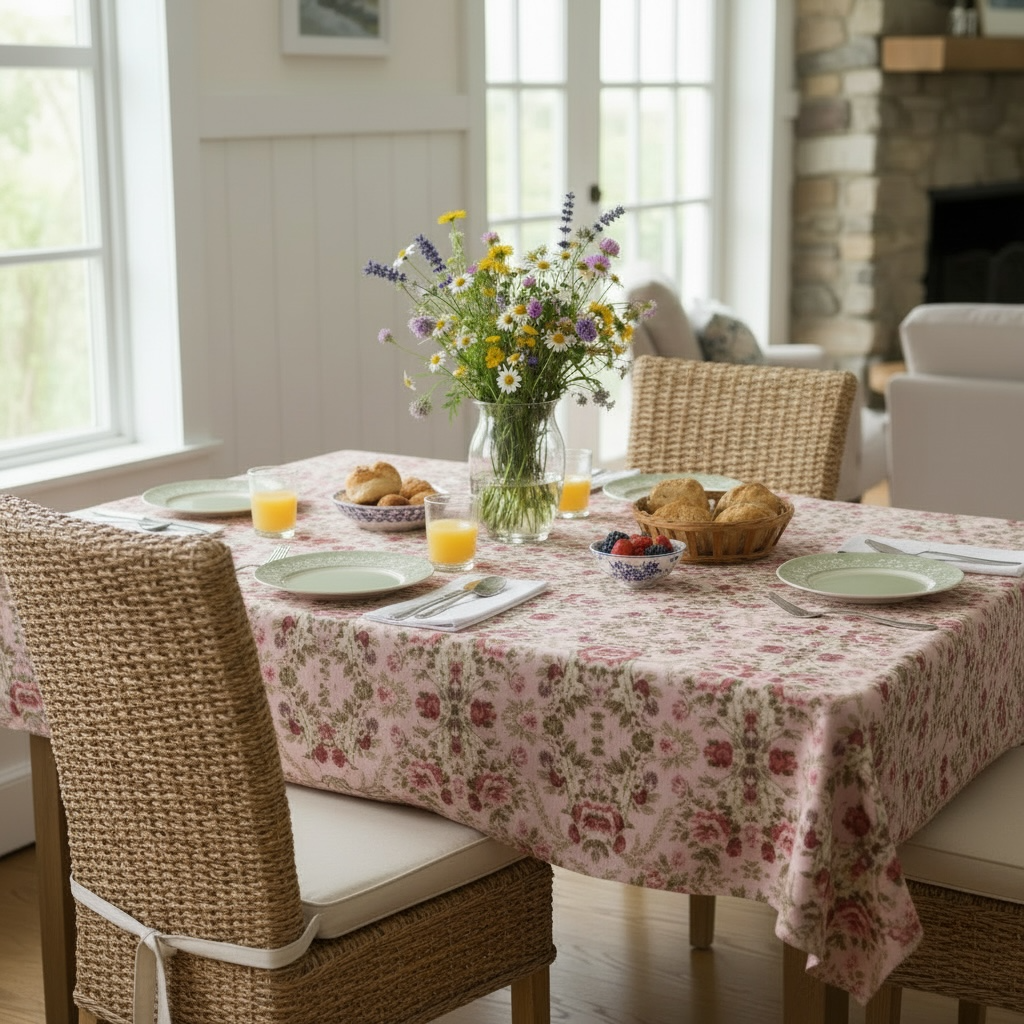 Rose Trellis 60 x 90 Tablecloth