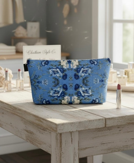 Blue Manor Bloom Makeup Bag
