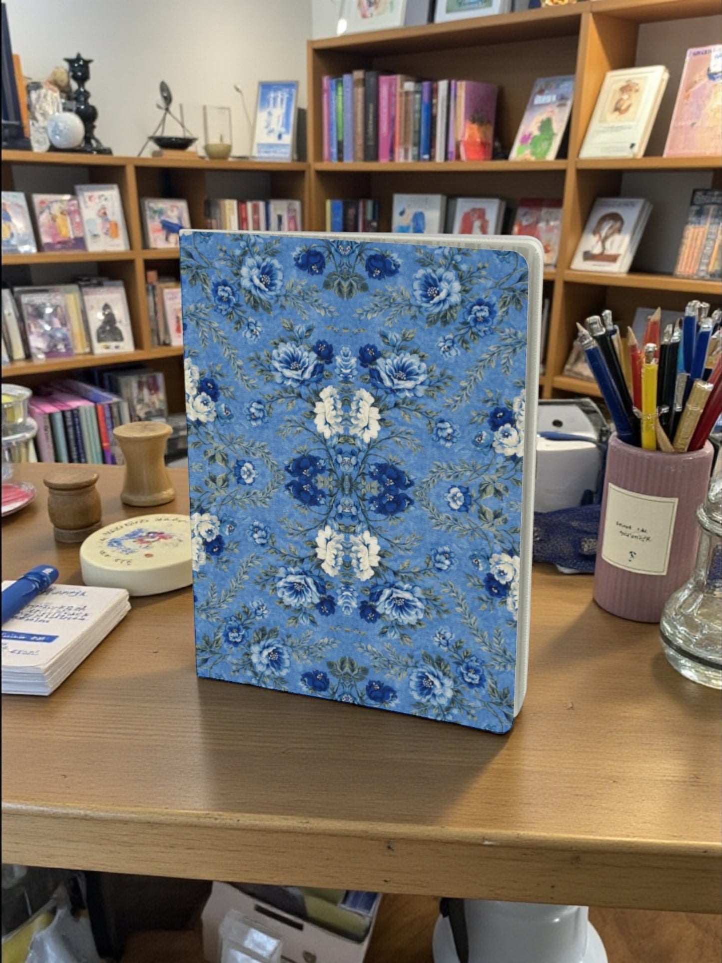 Blue Manor Bloom Notebook