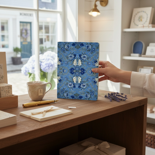 Blue Manor Bloom Notebook