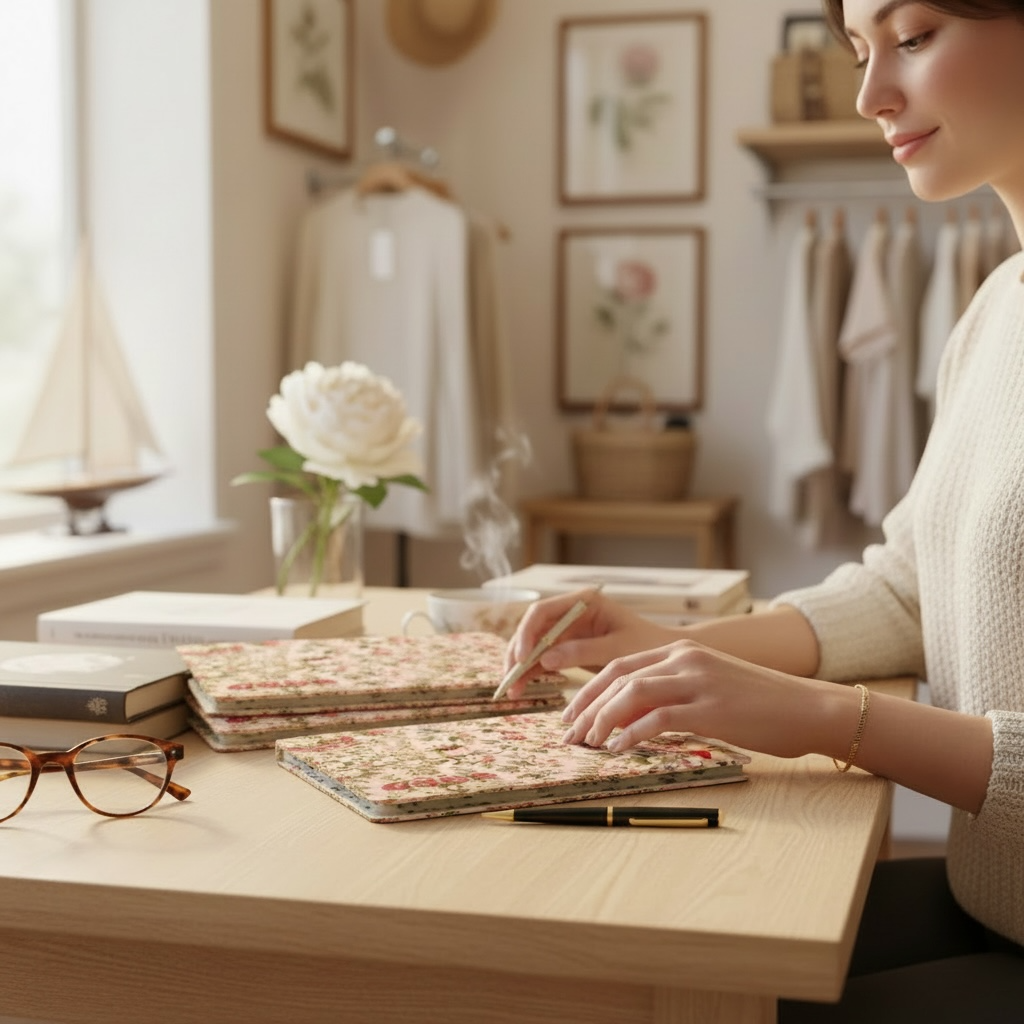 Rose Trellis Notebook