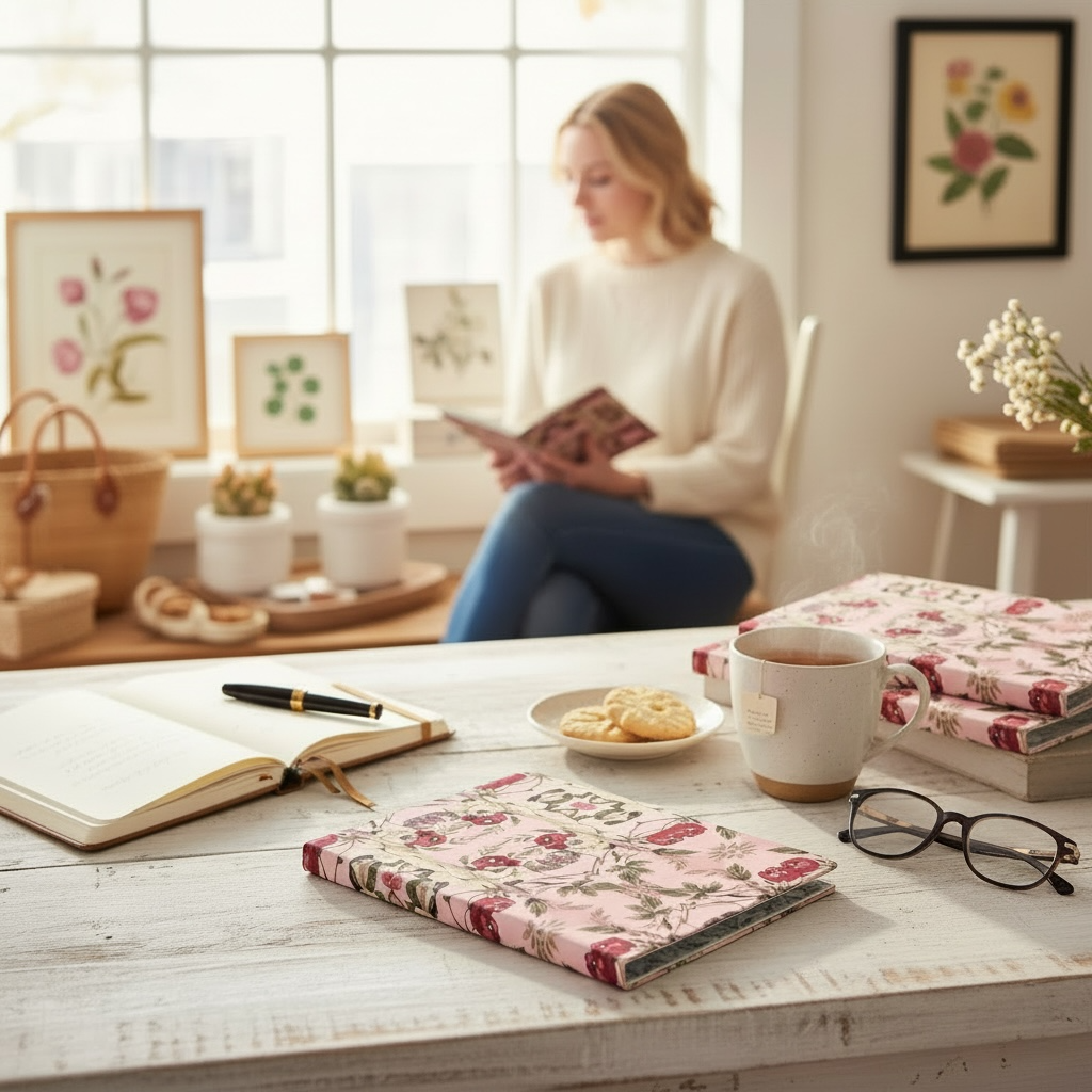 Rose Trellis Notebook