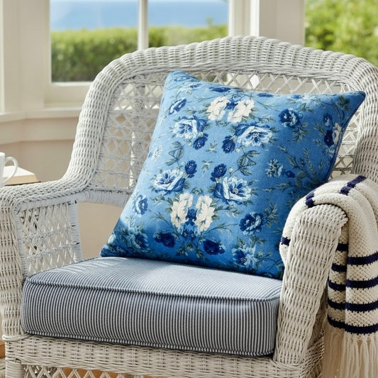 Blue Manor Bloom 18 x 18 Pillow Cover