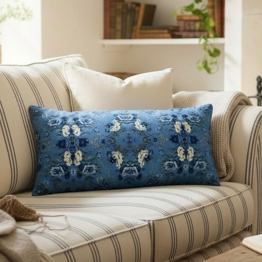 Blue Manor Bloom 24 x 12 Pillow Cover