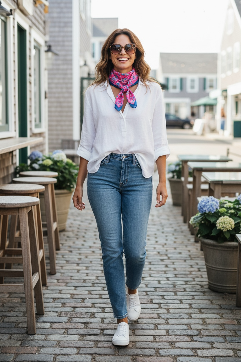 Tropique Provencal Silk Square Scarf