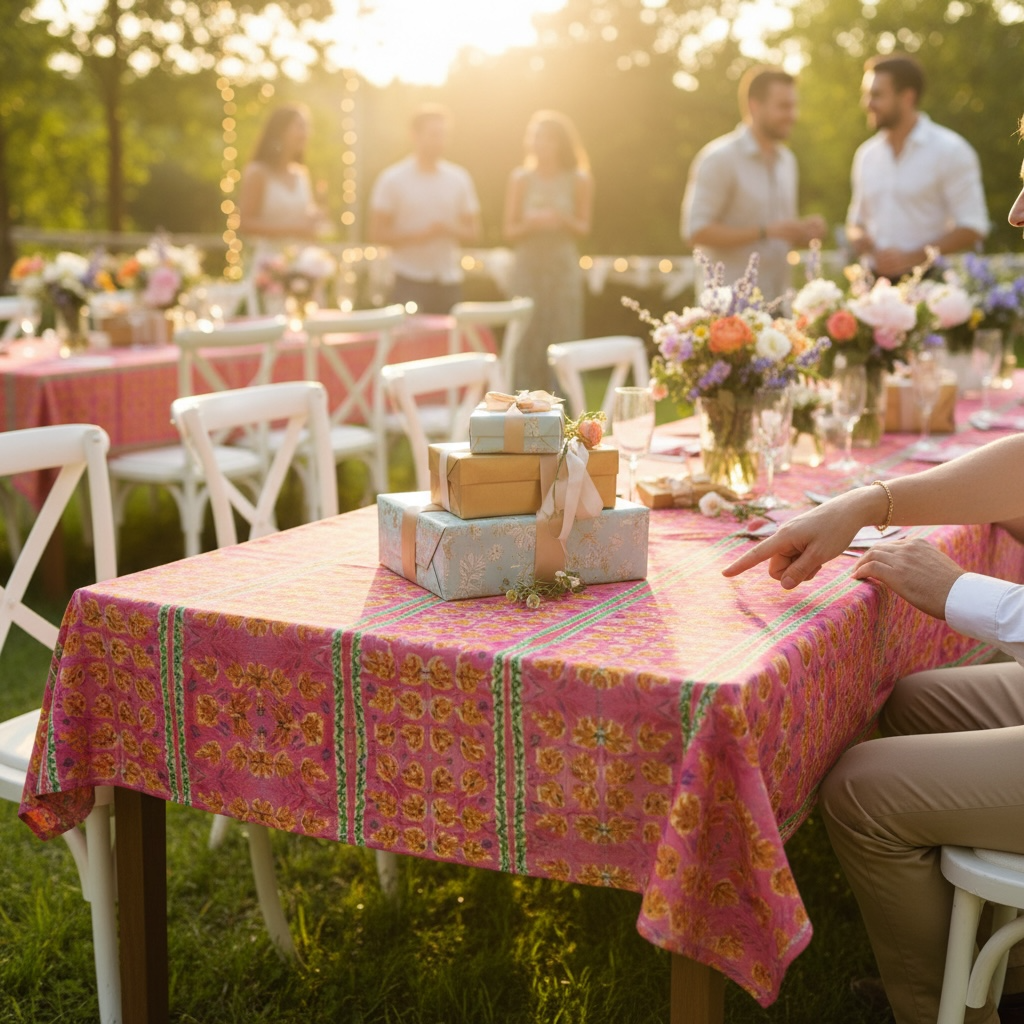 Pink Botanique 60 x 90 Tablecloth
