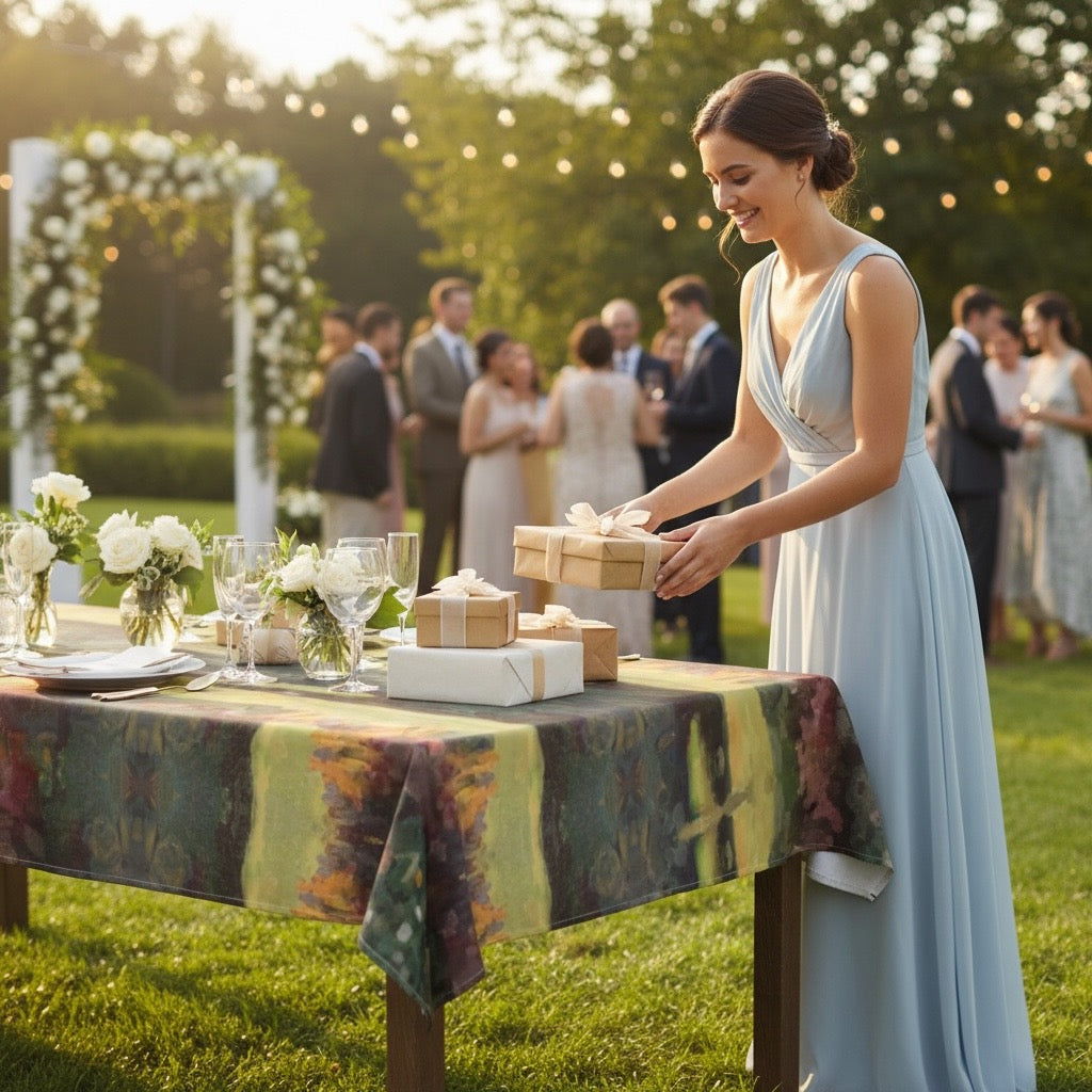 Giverny Gardens 60 x 90 WEDDING Tablecloth