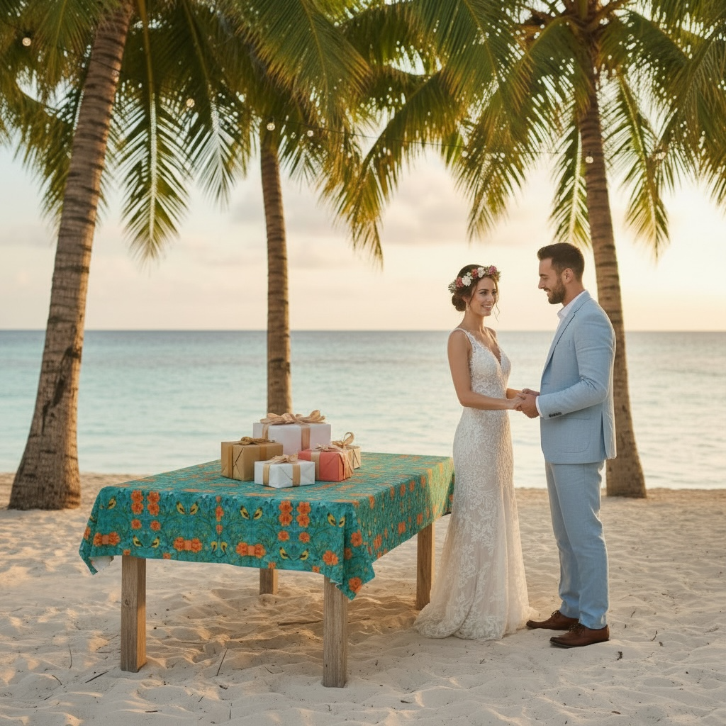 Island Songbird Garden 60 x 60 Tablecloth