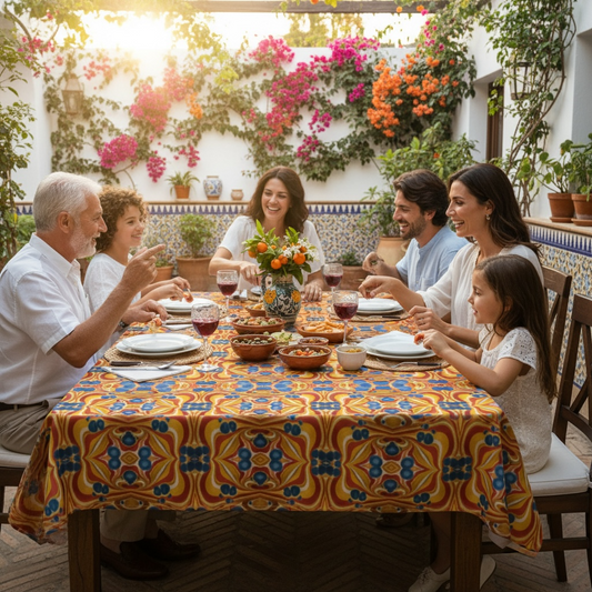 Sundown Revival 60 x 90 Tablecloth