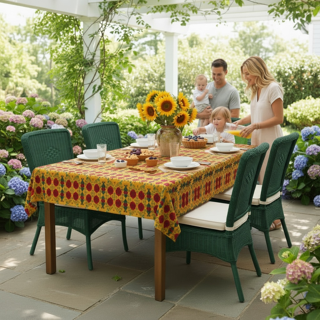 Marquesa Floral Golden 60 x 90 Tablecloth