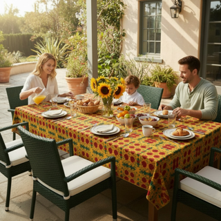 Marquesa Floral Golden 60 x 90 Tablecloth