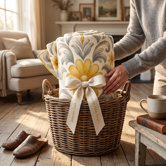 Silver Garden Blanket