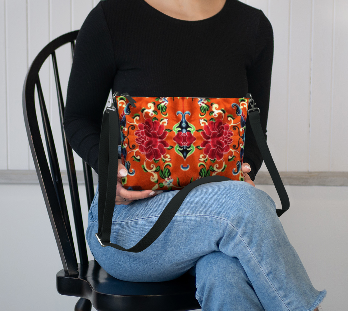 Jade and Flame Crossbody Bag