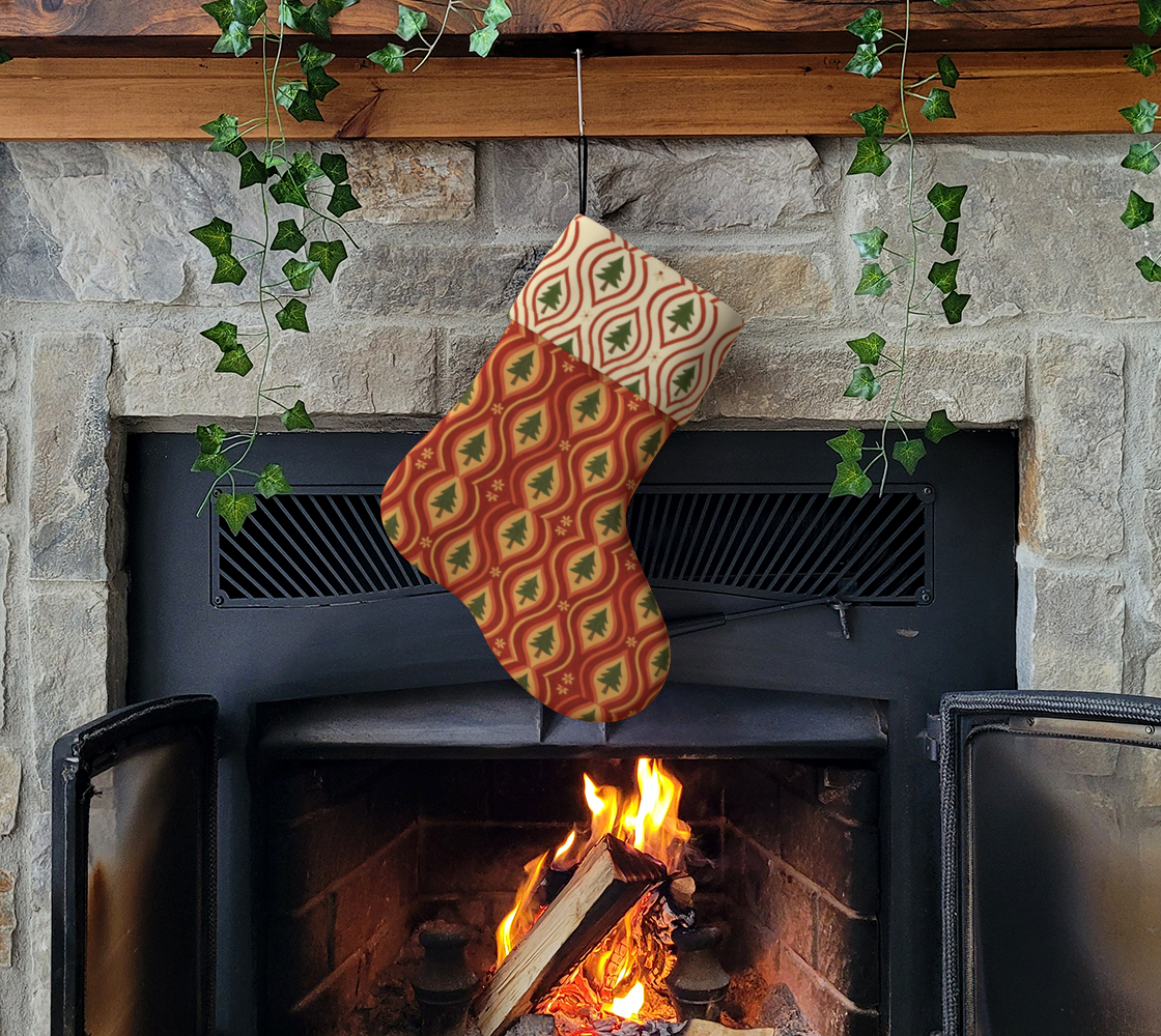 Hearthside Pines banded xmass trees stocking