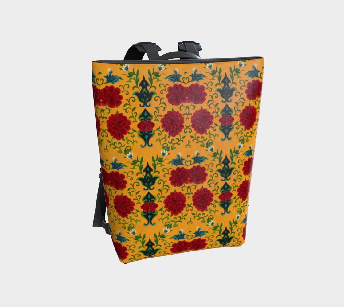 Marquesa Floral Golden Backpack