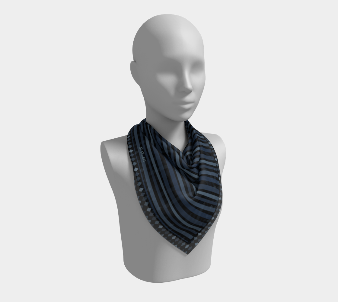 Twilight Bands Silk Square Scarf