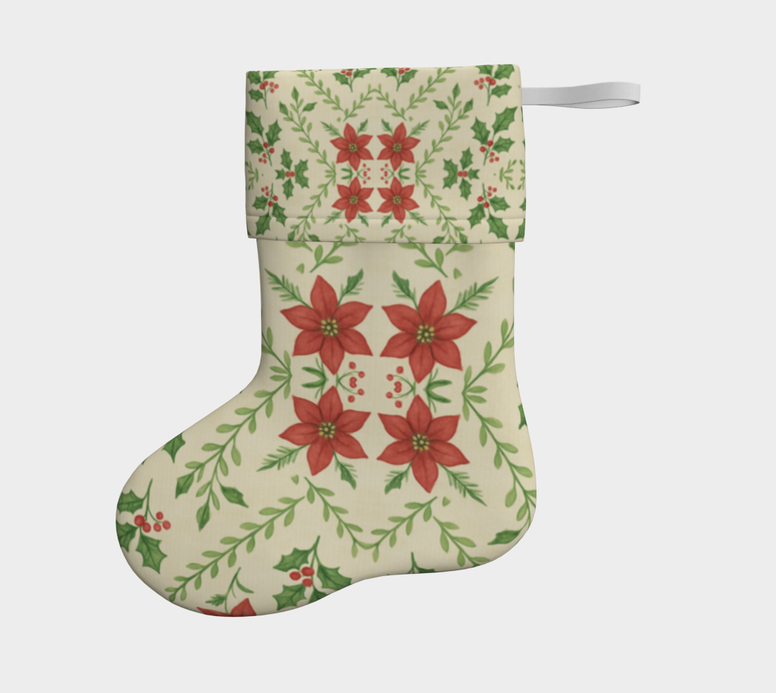 Yuletide Bloom Holiday Stocking