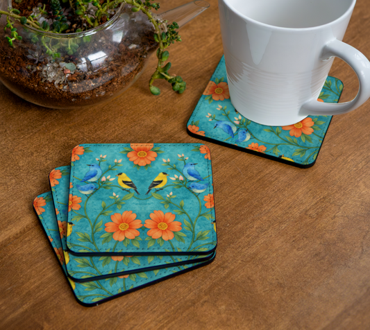 Island Songbird Garden Coaster
