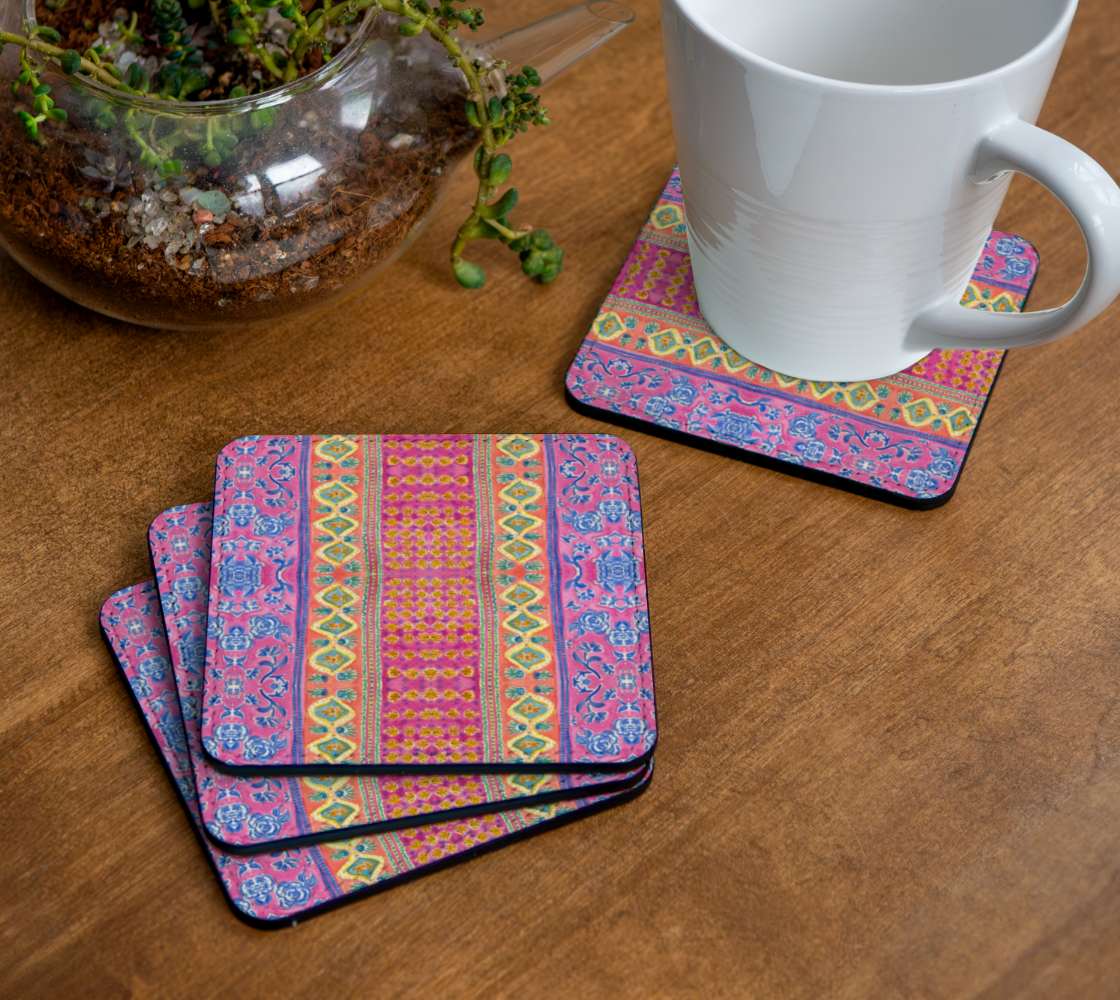 Coral Caravan Coasters