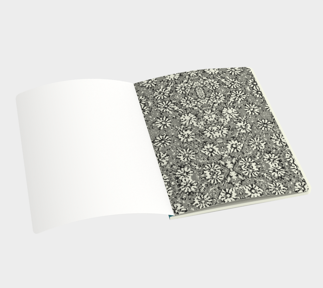 Gilded Currents Butterfly Notebook