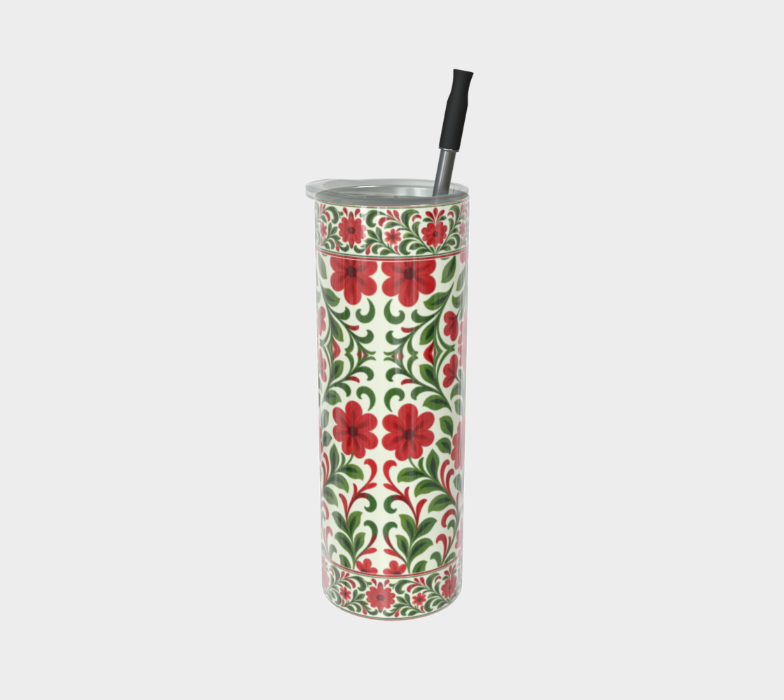 French Country Noel tumbler
