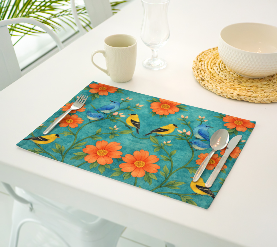 Island Songbird Garden Placemat